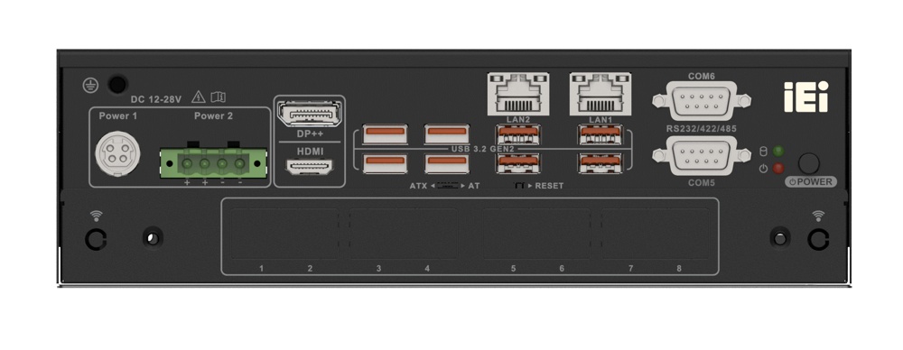 TANK-XM811-i7AC-R10 Embedded PC Front IO TANK-XM811-i7AC-R10 Embedded PC Front IO