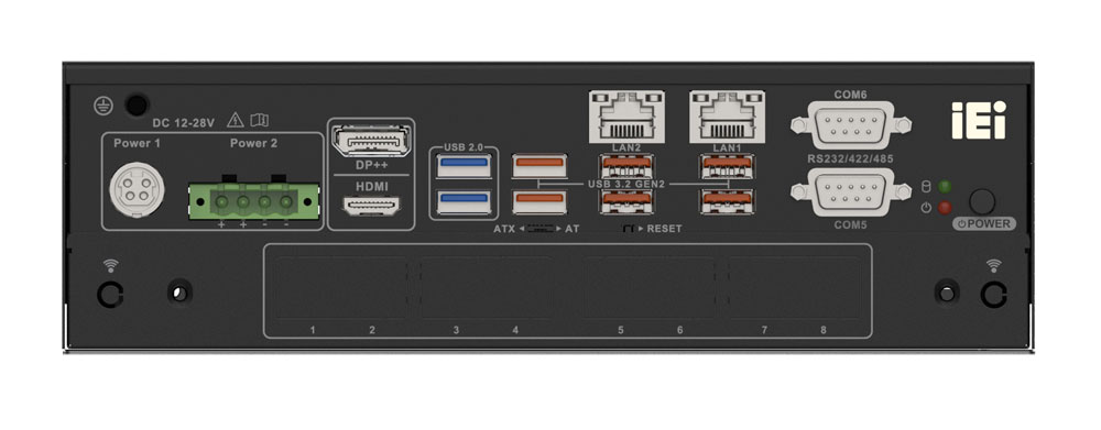 Embedded PC TANK-XM810-i3BC-R12 in-out