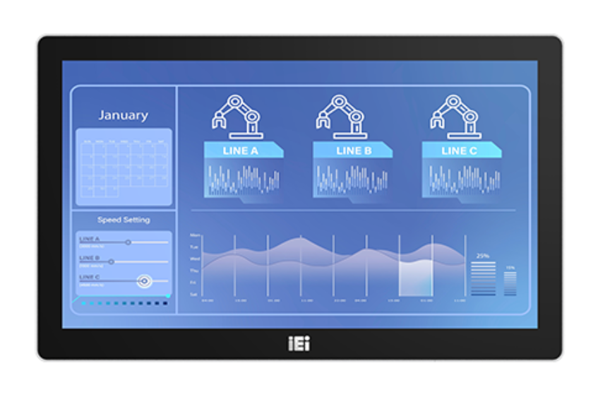 Panel PC PPC2-CW156-ADLP-i7/8G-R10 front Panel PC PPC2-CW156-ADLP-i7/8G-R10 front