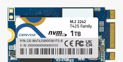M.2 2242 CIE-M4T425MOF001TS-B front